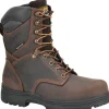 Carolina Non-Slip Boots | Work Boots*Men's 8" Waterproof Insulated Work Boot Dark Brown