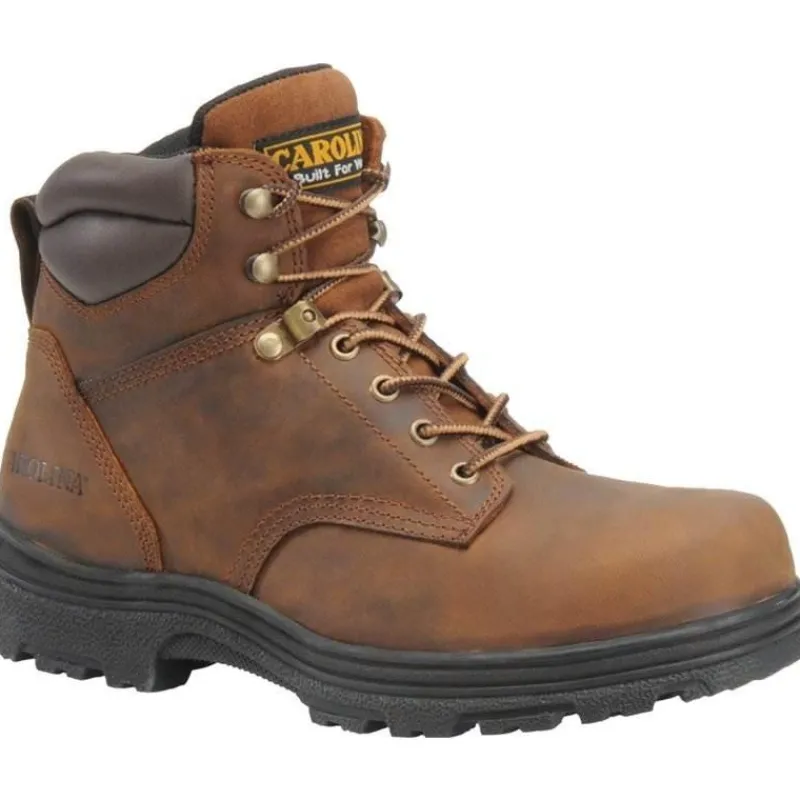 Carolina Non-Slip Boots | Work Boots*Men's 6" Waterproof Work Boot Dark Brown
