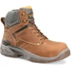 Carolina Non-Slip Boots | Non-Steel Safety Toe*Men's Duke 6" Waterproof Carbon Composite Toe Work Boot Brown