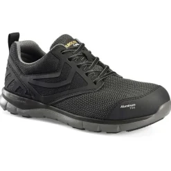 Carolina Non-Slip Shoes | Athletic*Men's Gust Lo Aluminum Toe Athletic Work Shoe Black