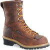Carolina Logger*Men's Waterproof Logger Boot Dark Brown