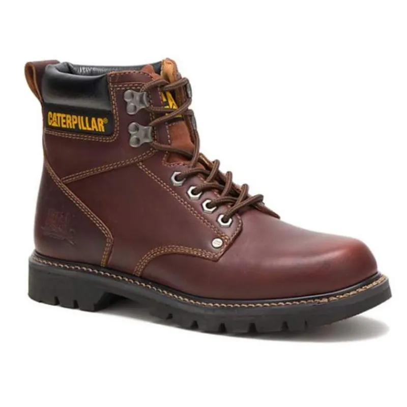 CAT Footwear Non-Slip Boots | Work Boots*Caterpillar Men's 6" Second Shift Soft Toe Work Boot Tan