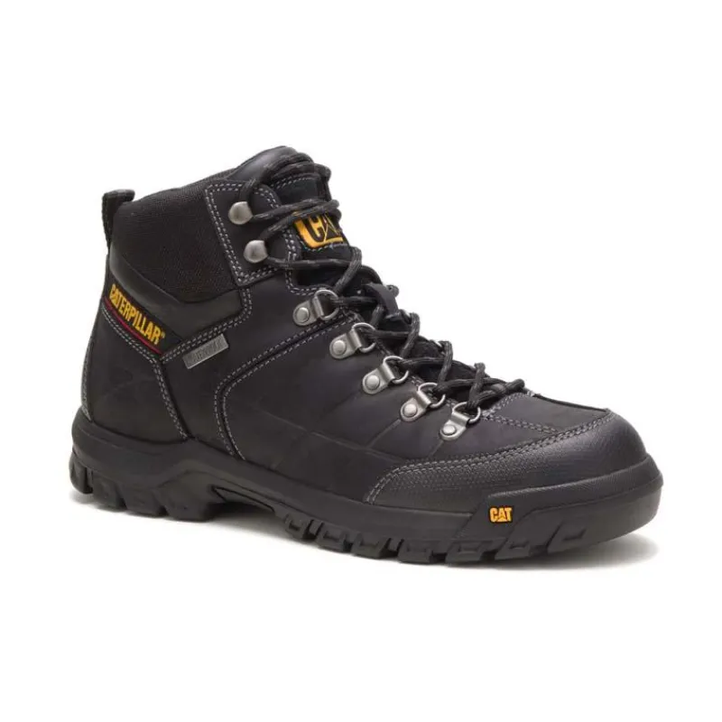 CAT Footwear Non-Slip Boots | Hiking*Caterpillar Men's Threshold Waterproof Soft Toe Hiker Black