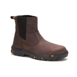 CAT Footwear Non-Slip Boots | Steel Toe*Caterpillar Men's Wheelbase Steel Toe Pull-On Work Boot Clay
