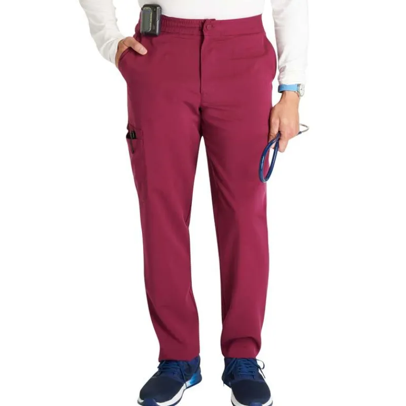 Cherokee Atmos Scrub Pants*Men's Cargo Tapered Leg Scrub Pant