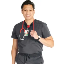 Cherokee Atmos Scrub Tops*Men's V-Neck Scrub Top