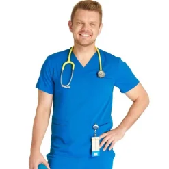 Cherokee Atmos Scrub Tops*Men's V-Neck Scrub Top