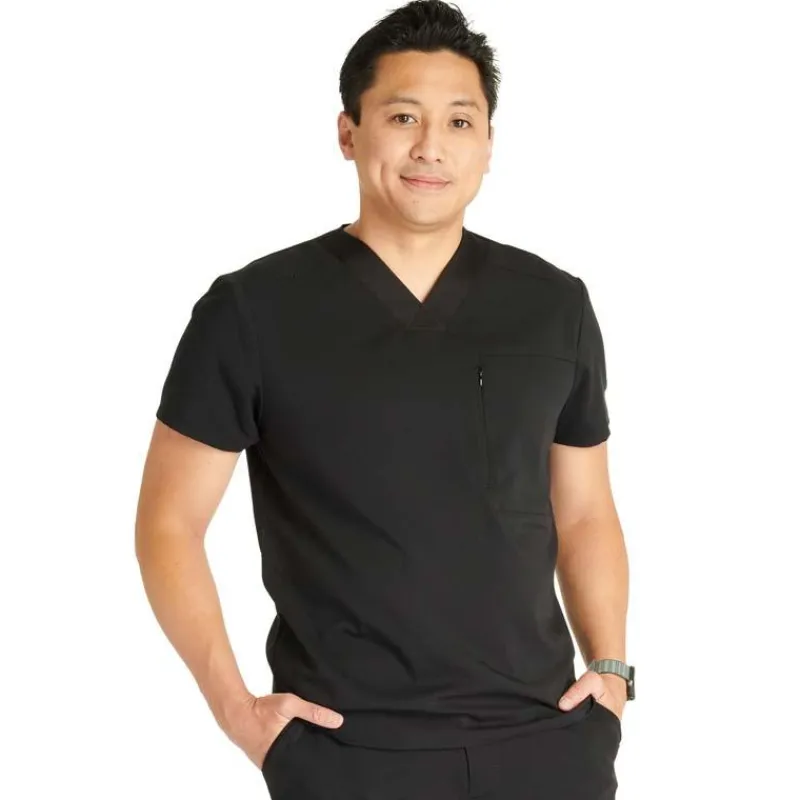 Cherokee Atmos Scrub Tops*Men's V-Neck Scrub Top