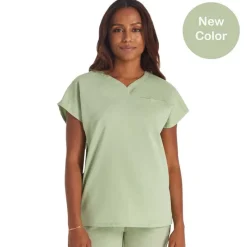Cherokee Atmos Scrub Tops*Women's Shaped V-Neck Scrub Top