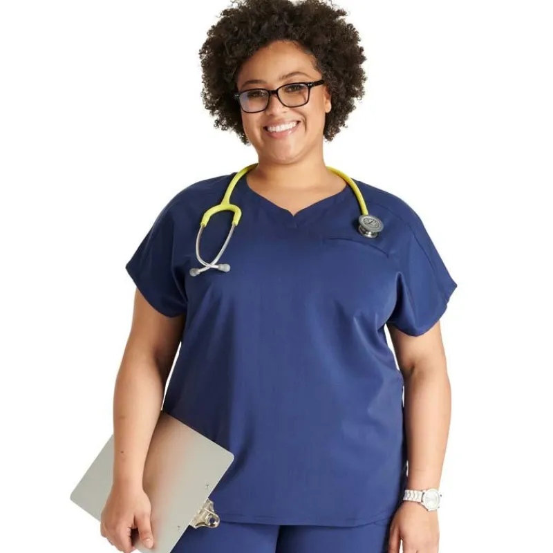 Cherokee Atmos Scrub Tops*Women's Shaped V-Neck Scrub Top