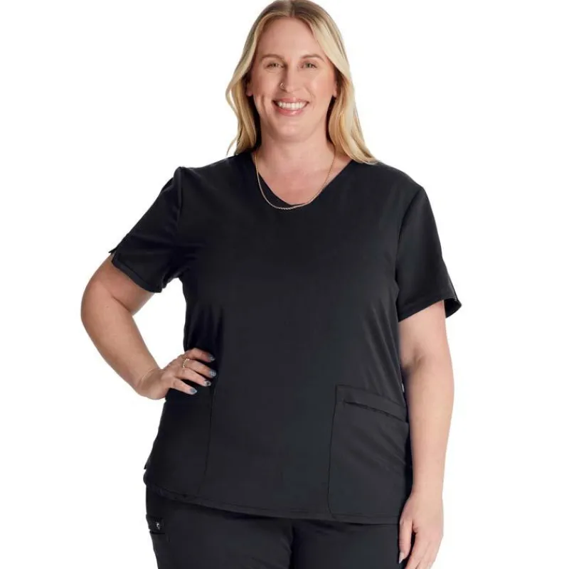 Cherokee Atmos Scrub Tops*Women's V-Neck Scrub Top