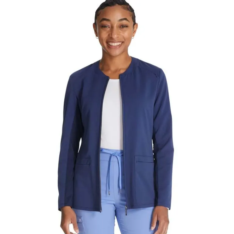 Cherokee Atmos Lab Coats & Jackets*Women's Zip Front Scrub Jacket