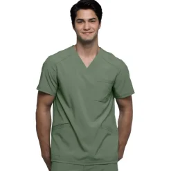 Infinity Scrub Tops*Cherokee Men's V-Neck Scrub Top