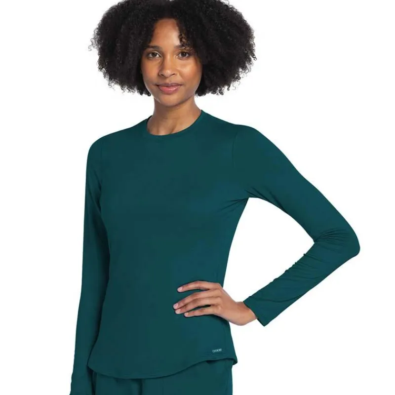 Cherokee Tees & Layering Pieces*Women's Long Sleeve Underscrub Knit Tee