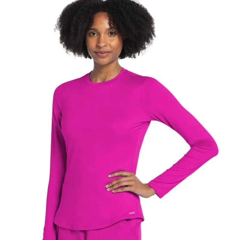 Cherokee Tees & Layering Pieces*Women's Long Sleeve Underscrub Knit Tee