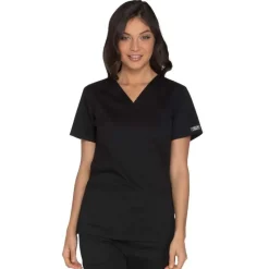 Cherokee Workwear Stretch Scrub Tops*Cherokee Workwear Core Stretch Women's V-Neck Scrub Top