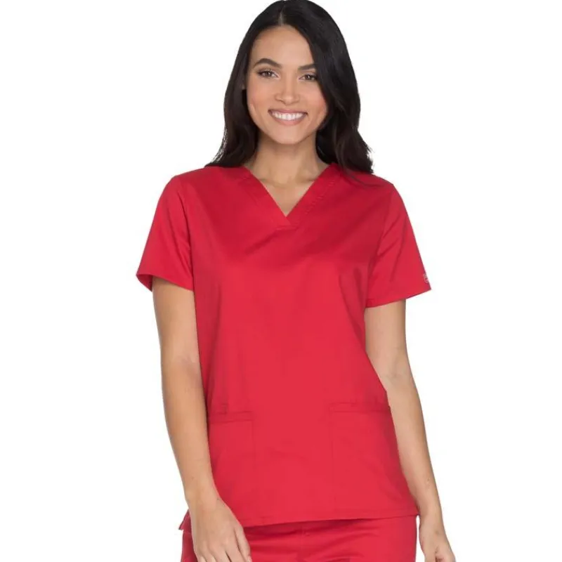 Cherokee Workwear Stretch Scrub Tops*Cherokee Workwear Core Stretch Women's V-Neck Scrub Top