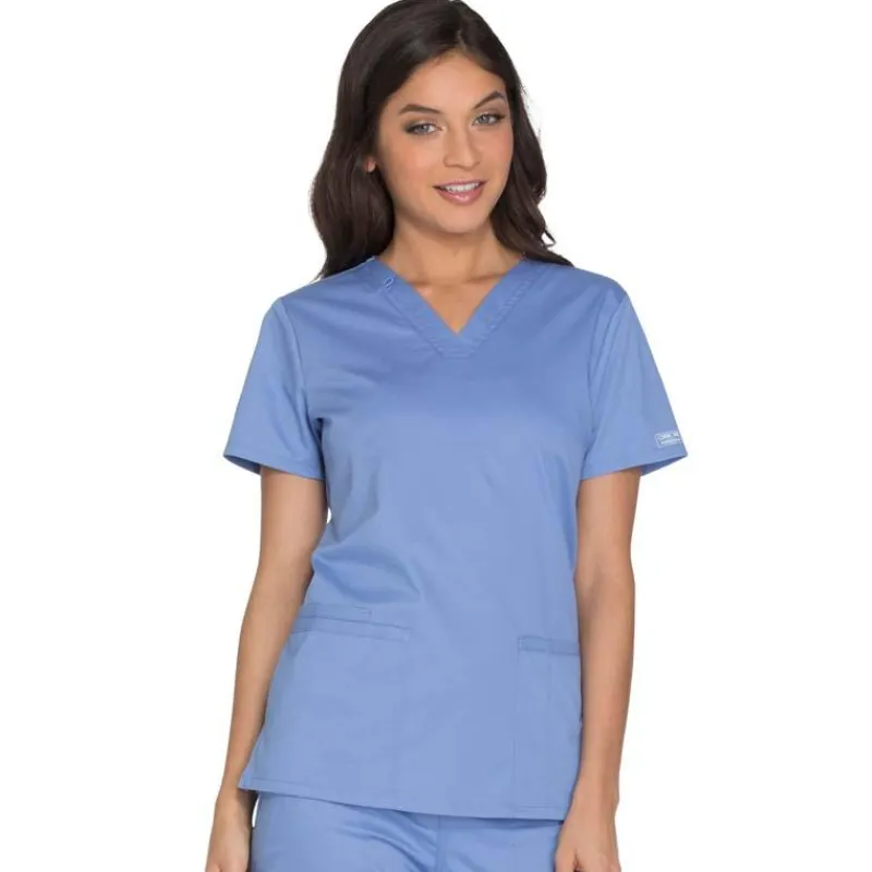 Cherokee Workwear Stretch Scrub Tops*Cherokee Workwear Core Stretch Women's V-Neck Scrub Top
