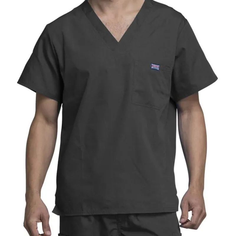 Cherokee Workwear Scrub Tops*Men's V-Neck Scrub Top