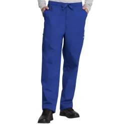 Cherokee Workwear Scrub Pants*Men's Zip Fly Cargo Scrub Pants