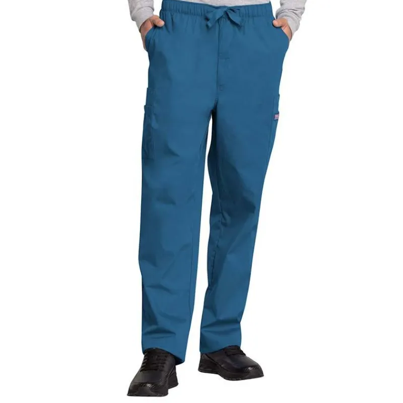 Cherokee Workwear Scrub Pants*Men's Zip Fly Cargo Scrub Pants -Talls