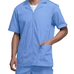 Cherokee Workwear Lab Coats & Jackets*Men's Zip Front Scrub Jacket