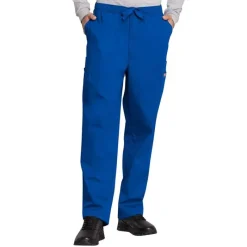 Cherokee Workwear Scrub Pants*Men's Zip Fly Cargo Scrub Pants-Short