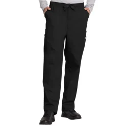 Cherokee Workwear Scrub Pants*Men's Zip Fly Cargo Scrub Pants-Short