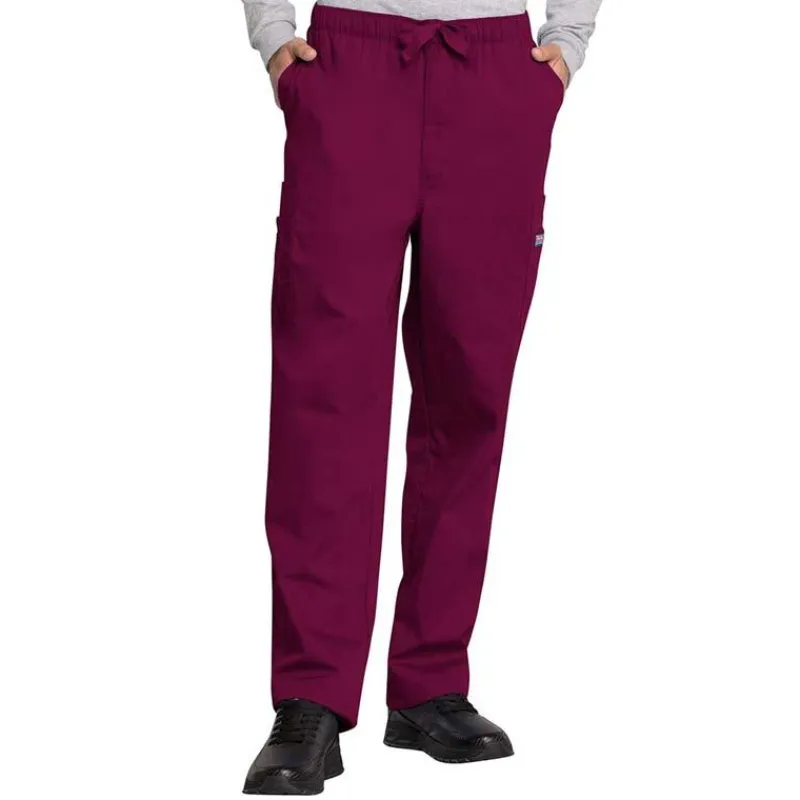 Cherokee Workwear Scrub Pants*Men's Zip Fly Cargo Scrub Pants-Short