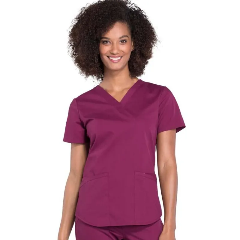 Cherokee WW Professionals Scrub Tops*Cherokee Workwear Professionals Women's V-Neck Scrub Top