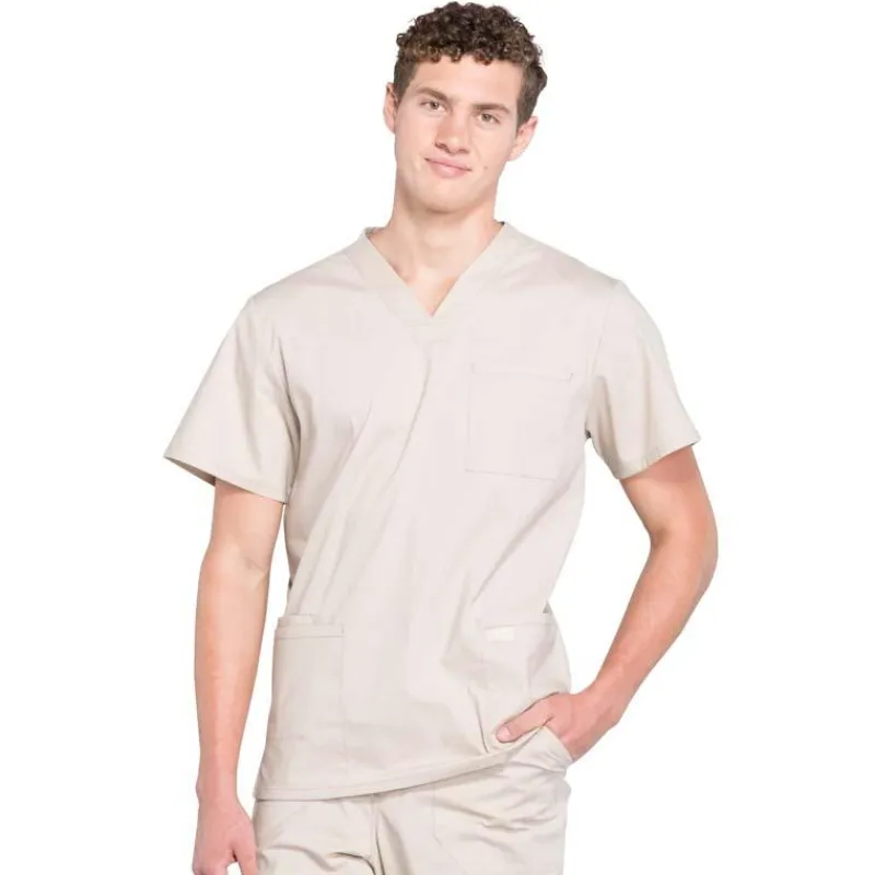 Cherokee WW Professionals Scrub Tops*Cherokee Workwear Professionals Men's V-Neck Scrub Top