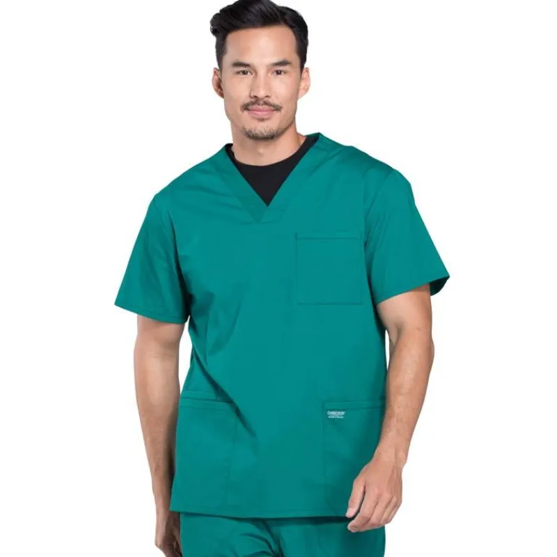 Cherokee WW Professionals Scrub Tops*Cherokee Workwear Professionals Men's V-Neck Scrub Top