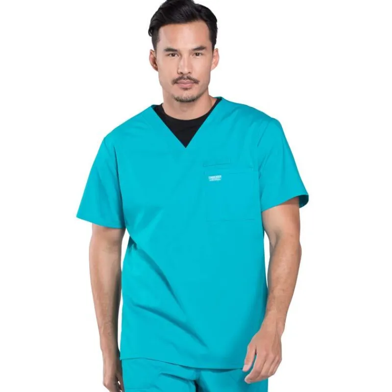 Cherokee WW Professionals Scrub Tops*Cherokee Workwear Professionals Men's V-Neck Scrub Top