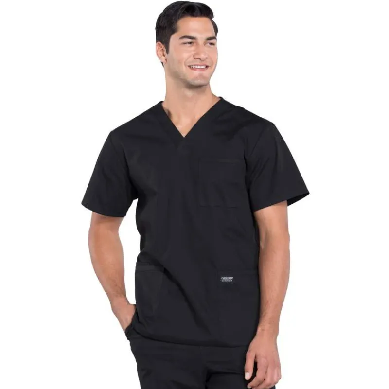 Cherokee WW Professionals Scrub Tops*Cherokee Workwear Professionals Men's V-Neck Scrub Top