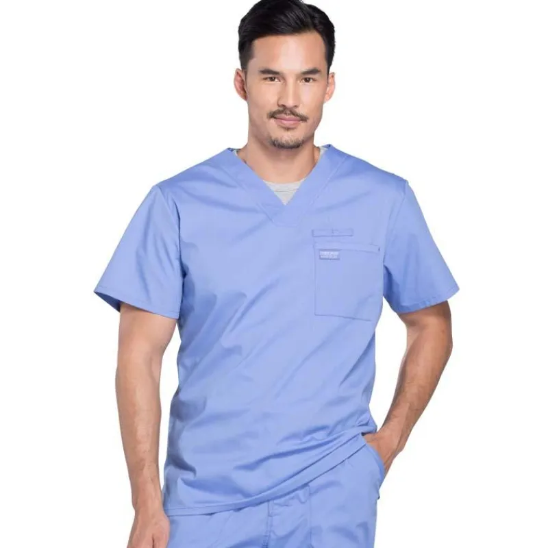 Cherokee WW Professionals Scrub Tops*Cherokee Workwear Professionals Men's V-Neck Scrub Top