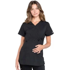 Cherokee WW Professionals Scrub Tops*Cherokee Workwear Professionals Women's Maternity Mock Wrap Scrub Top