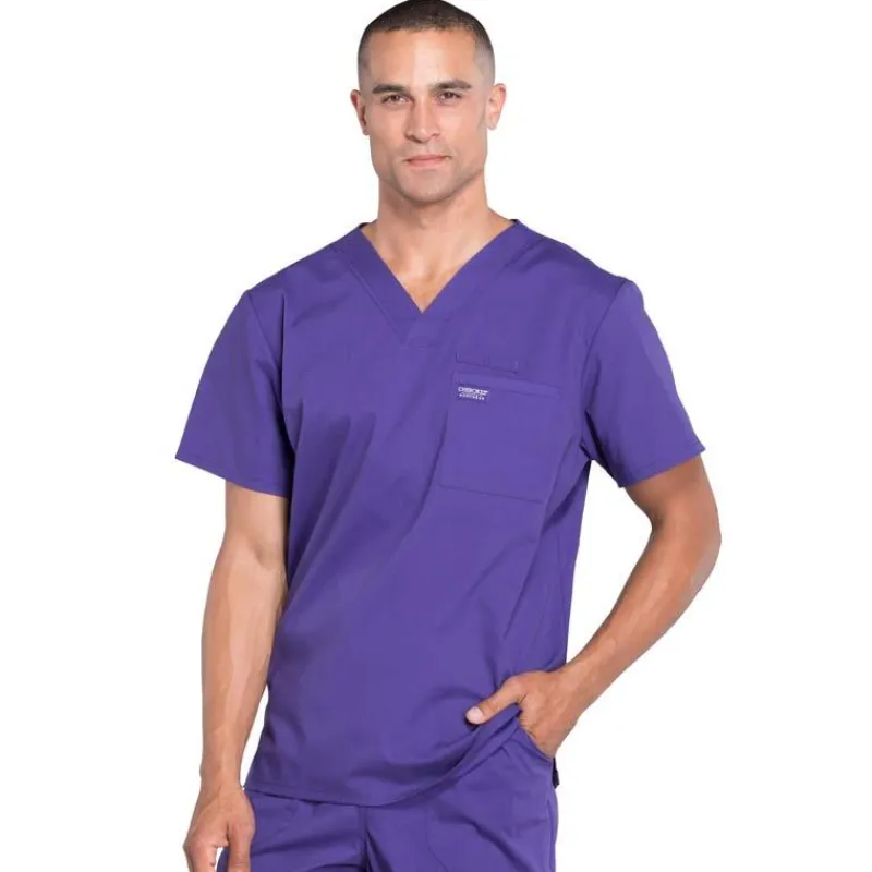 Cherokee WW Professionals Scrub Tops*Cherokee Workwear Professionals Men's V-Neck Scrub Top