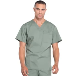 Cherokee WW Professionals Scrub Tops*Cherokee Workwear Professionals Men's V-Neck Scrub Top