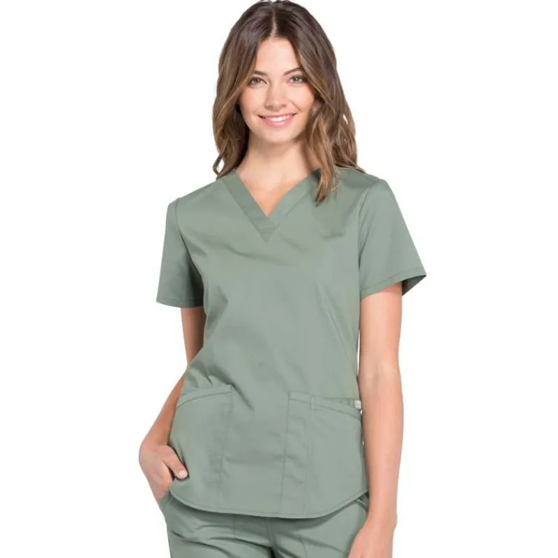 Cherokee WW Professionals Scrub Tops*Cherokee Workwear Professionals Women's V-Neck Scrub Top