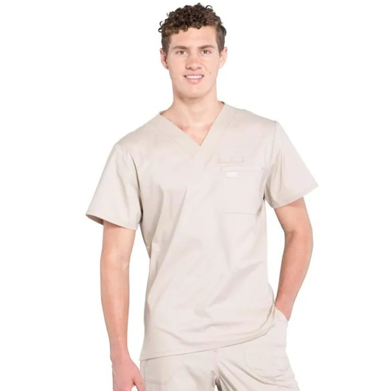 Cherokee WW Professionals Scrub Tops*Cherokee Workwear Professionals Men's V-Neck Scrub Top