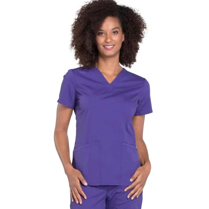 Cherokee WW Professionals Scrub Tops*Cherokee Workwear Professionals Women's V-Neck Scrub Top