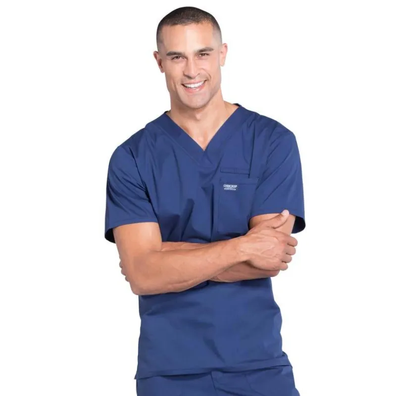 Cherokee WW Professionals Scrub Tops*Cherokee Workwear Professionals Men's V-Neck Scrub Top