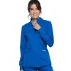 Cherokee WW Revolution Lab Coats & Jackets*Cherokee WorkWear Revolution Women's Zip Front Scrub Jacket