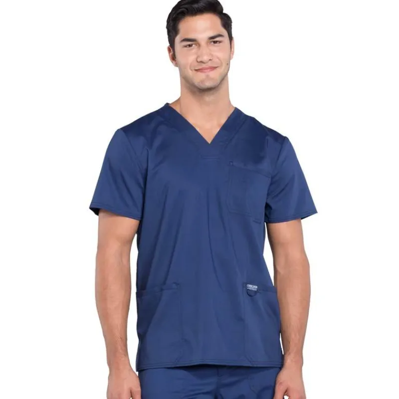 Cherokee WW Revolution Scrub Tops*Cherokee Workwear Revolution Men's V-Neck Scrub Top
