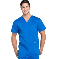 Cherokee WW Revolution Scrub Tops*Cherokee Workwear Revolution Men's V-Neck Scrub Top