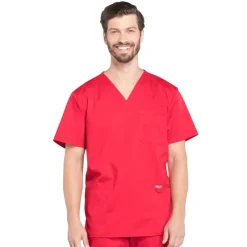 Cherokee WW Revolution Scrub Tops*Cherokee Workwear Revolution Men's V-Neck Scrub Top
