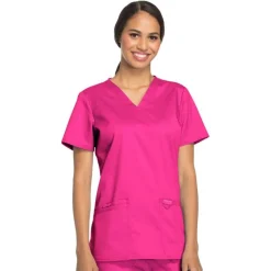 Cherokee WW Revolution Scrub Tops*Cherokee Workwear Revolution Women's V-Neck Scrub Top