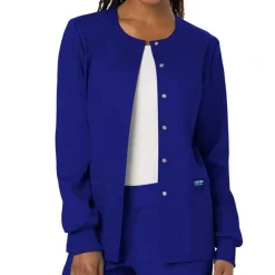 Cherokee WW Revolution Lab Coats & Jackets*Cherokee Workwear Revolution Women's Snap Front Warm-Up Scrub Jacket