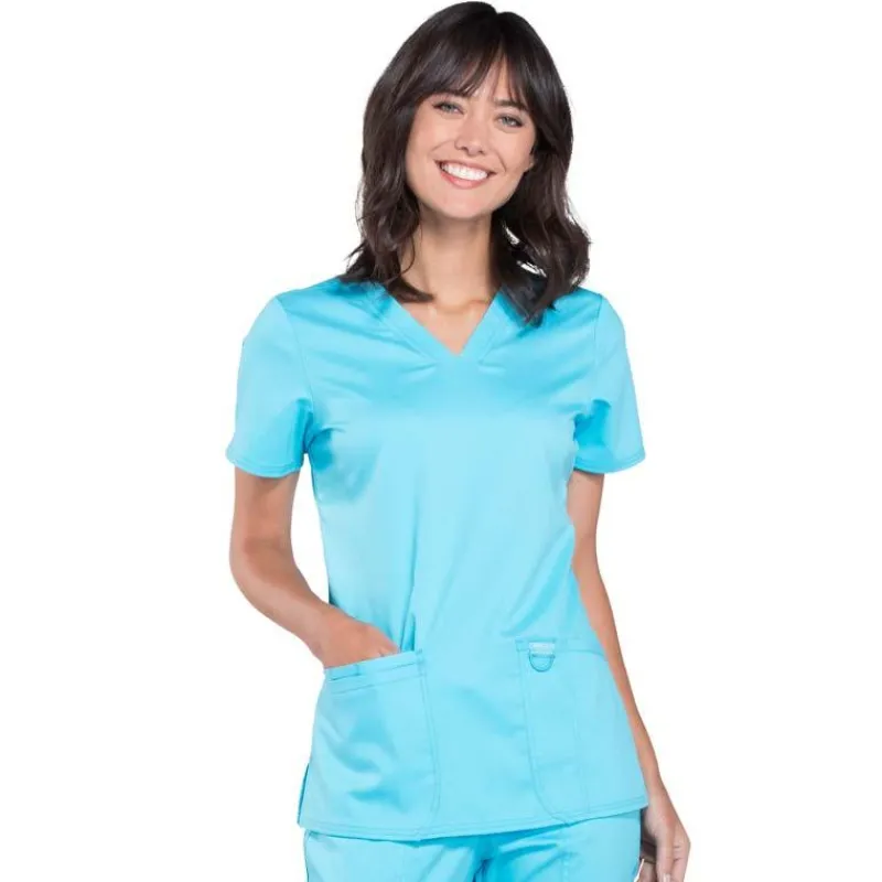 Cherokee WW Revolution Scrub Tops*Cherokee Workwear Revolution Women's V-Neck Scrub Top