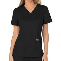 Cherokee WW Revolution Scrub Tops*Cherokee Workwear Revolution Women's Mock Wrap Scrub Top